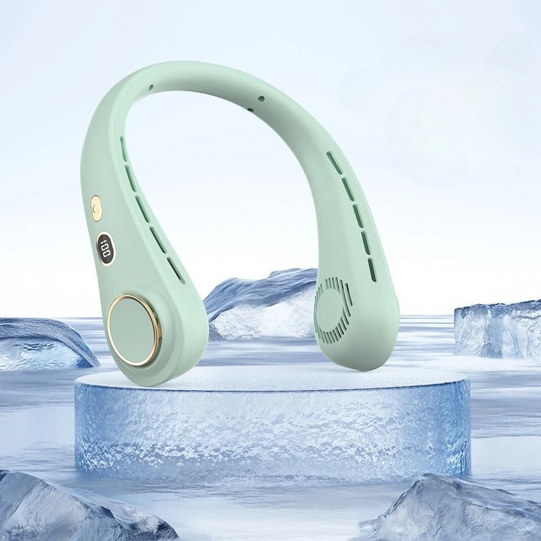 Neck Fan Portable Rechargeable Long Battery Life Small Bladeless Wearable for Outdoor Sports Travel Office Students Cooling