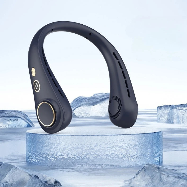 Neck Fan Portable Rechargeable Long Battery Life Small Bladeless Wearable for Outdoor Sports Travel Office Students Cooling